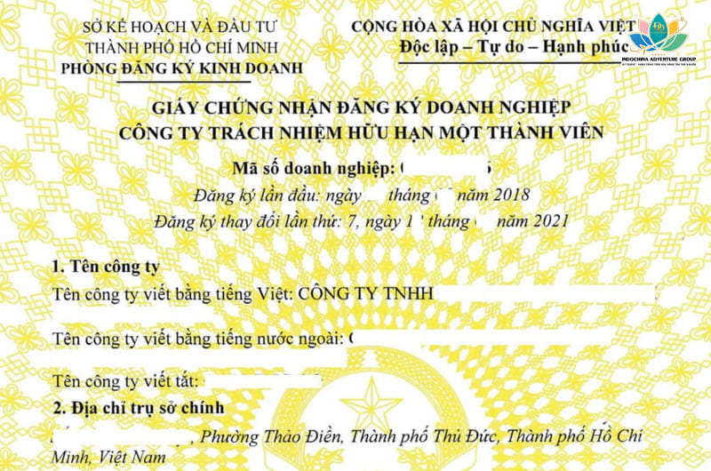 Giấy đăng ký doanh nghiệp