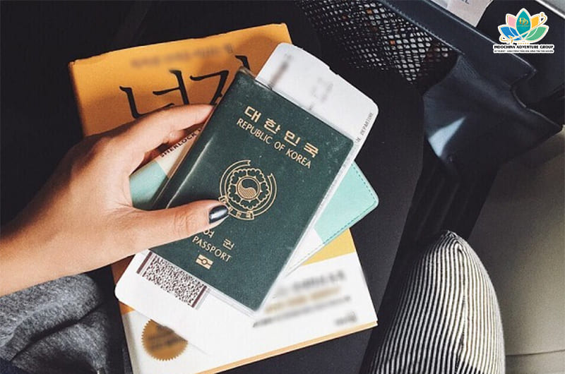 Tay cầm visa Hàn Quốc