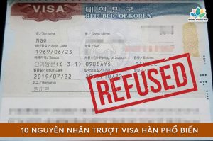10 nguyên nhân trượt visa Hàn phổ biến