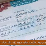 Hình ảnh visa Hàn Quốc Multiple