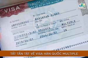 Hình ảnh visa Hàn Quốc Multiple